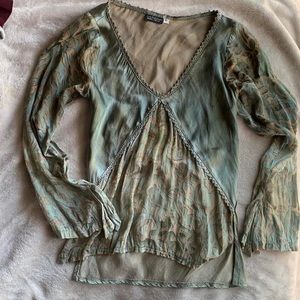 vintage fairy green top